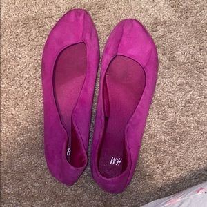 Purple cute flats